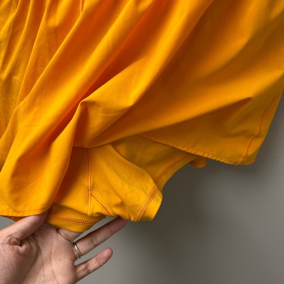 Aerie Offline Real Me Simply Orange Crossover Flowy Shorts - Picture 3 of 4